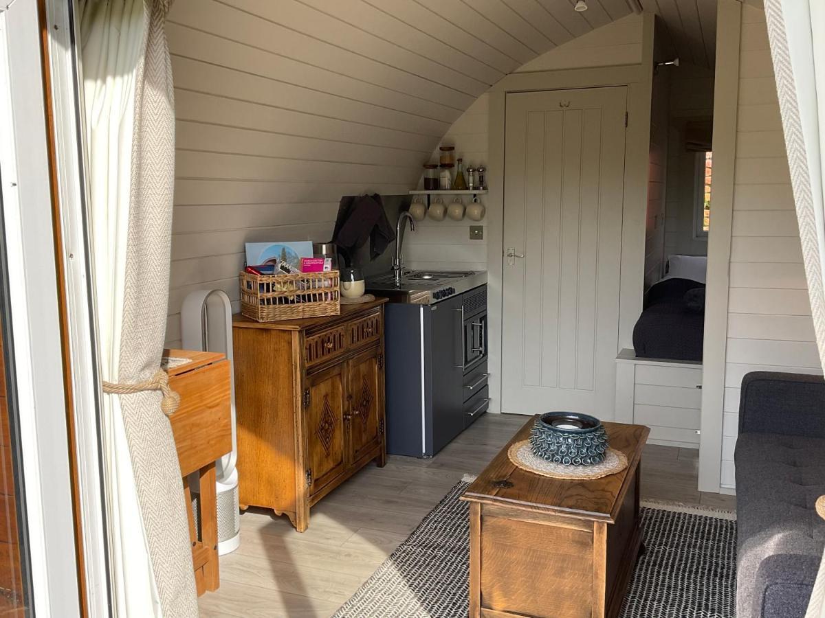 فندق Secluded Cosy Luxury Pod With Wood Fired Hot Tub شروزبري المظهر الخارجي الصورة